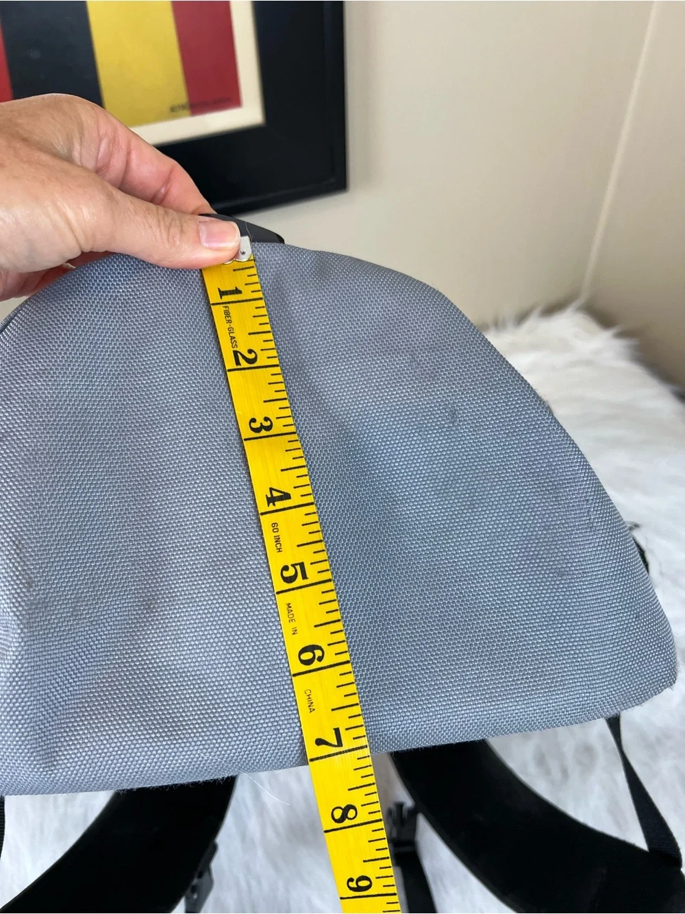 The North Face Light Gray Crestone Backpack with Black Accents
